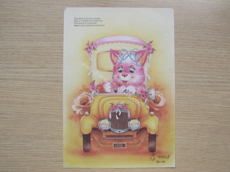 Papel de carta médio Sorria - BC-146