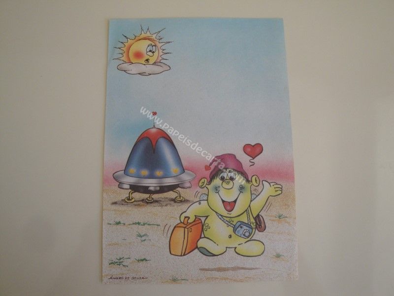 Papel de carta médio Álvaro de Sousa - 35