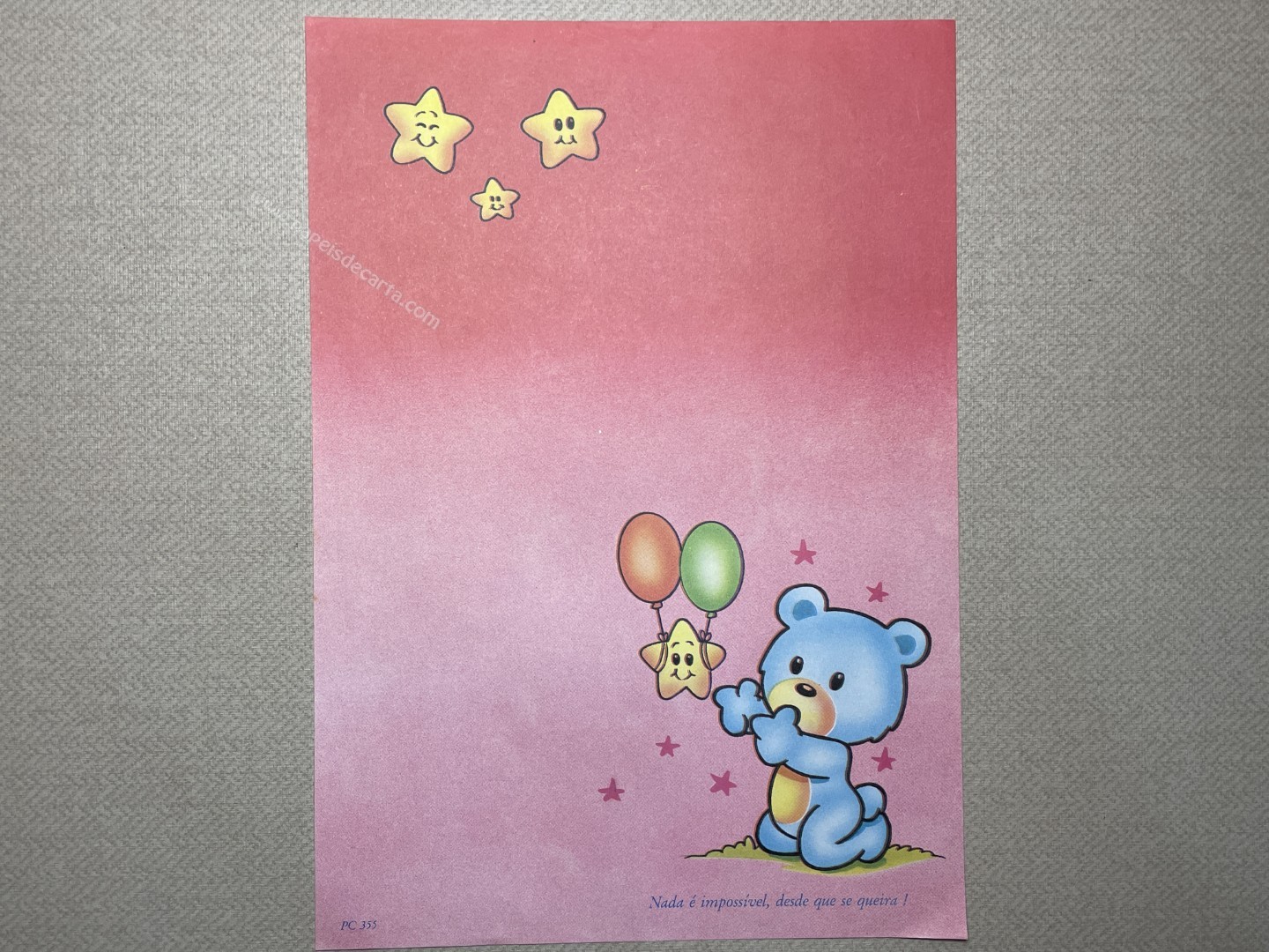 Papel de carta- Coleção PC - 355