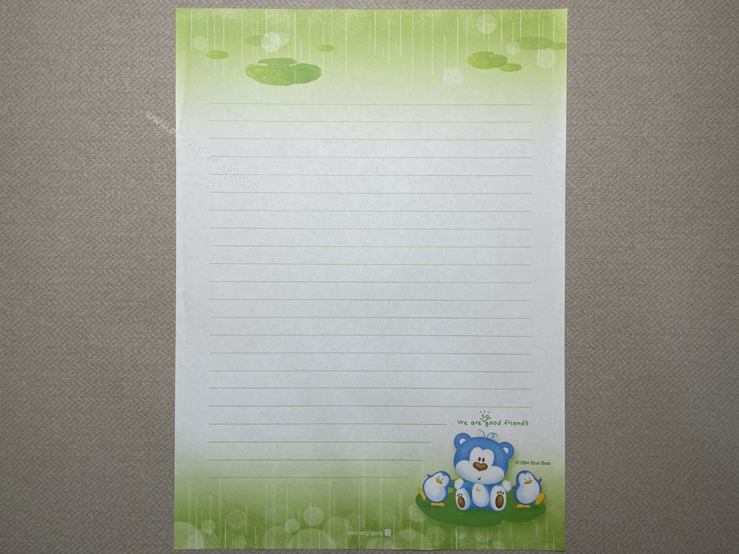 Papel de carta - Coleção Morning Glory - 77