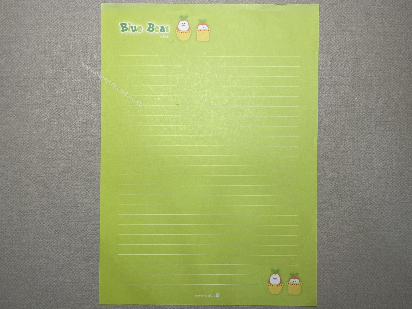 Papel de carta - Coleção Morning Glory - 78