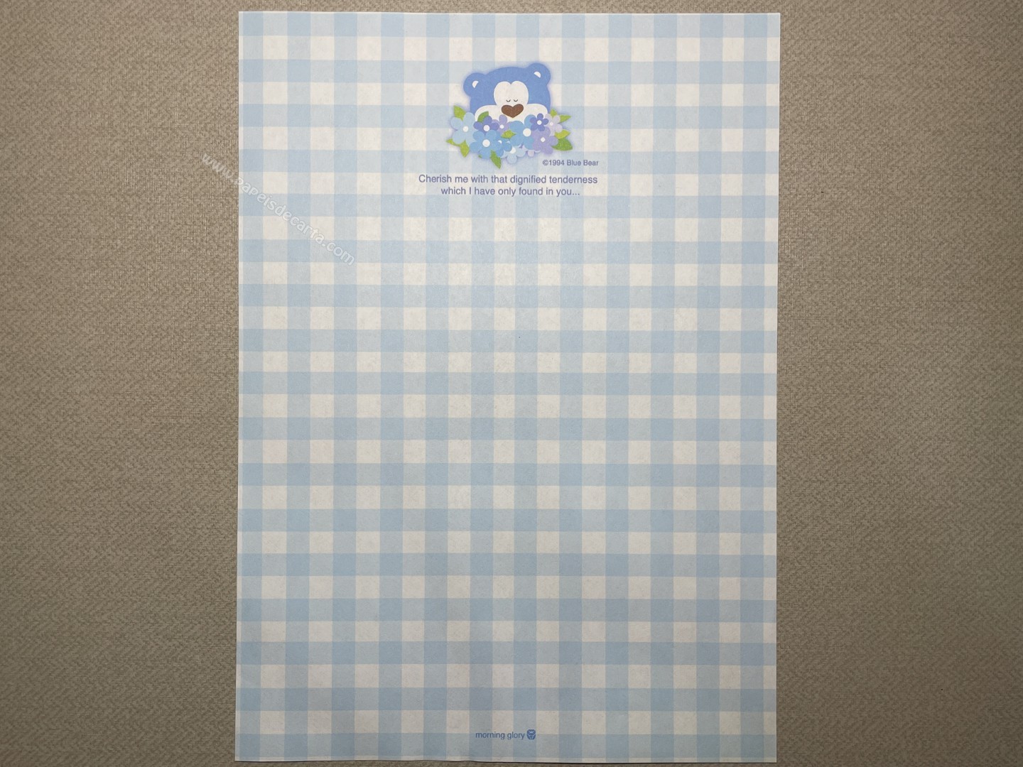 Papel de carta - Coleção Morning Glory - 79