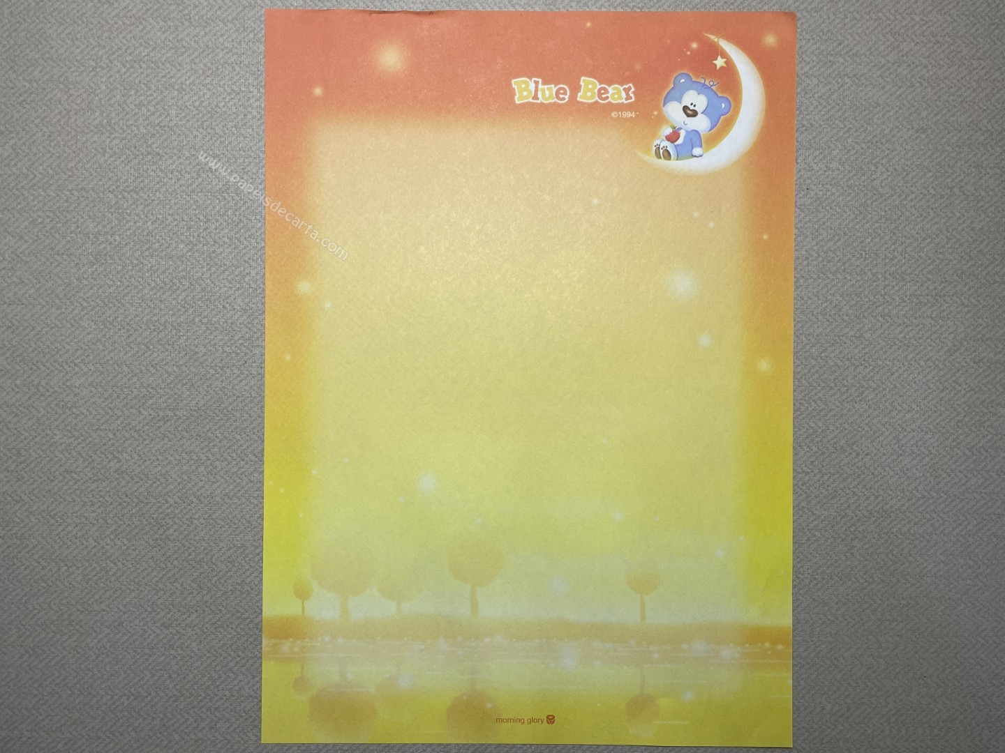 Papel de carta - Coleção Morning Glory - 80