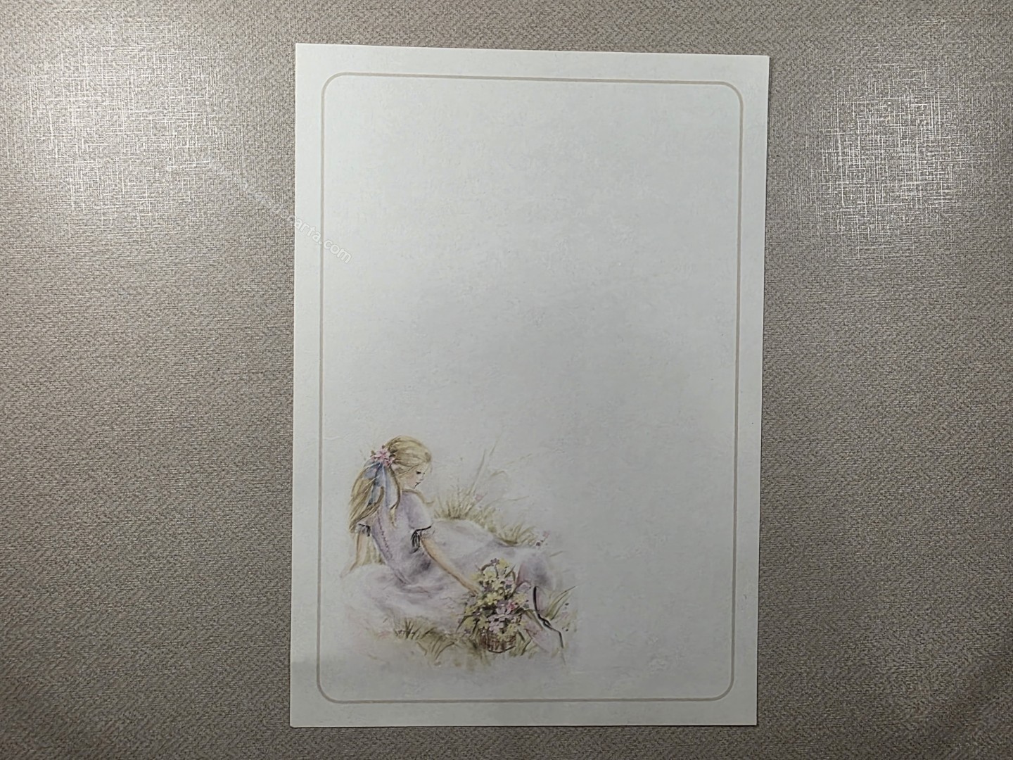 Papel de carta antigo - Coleção Julia - 27