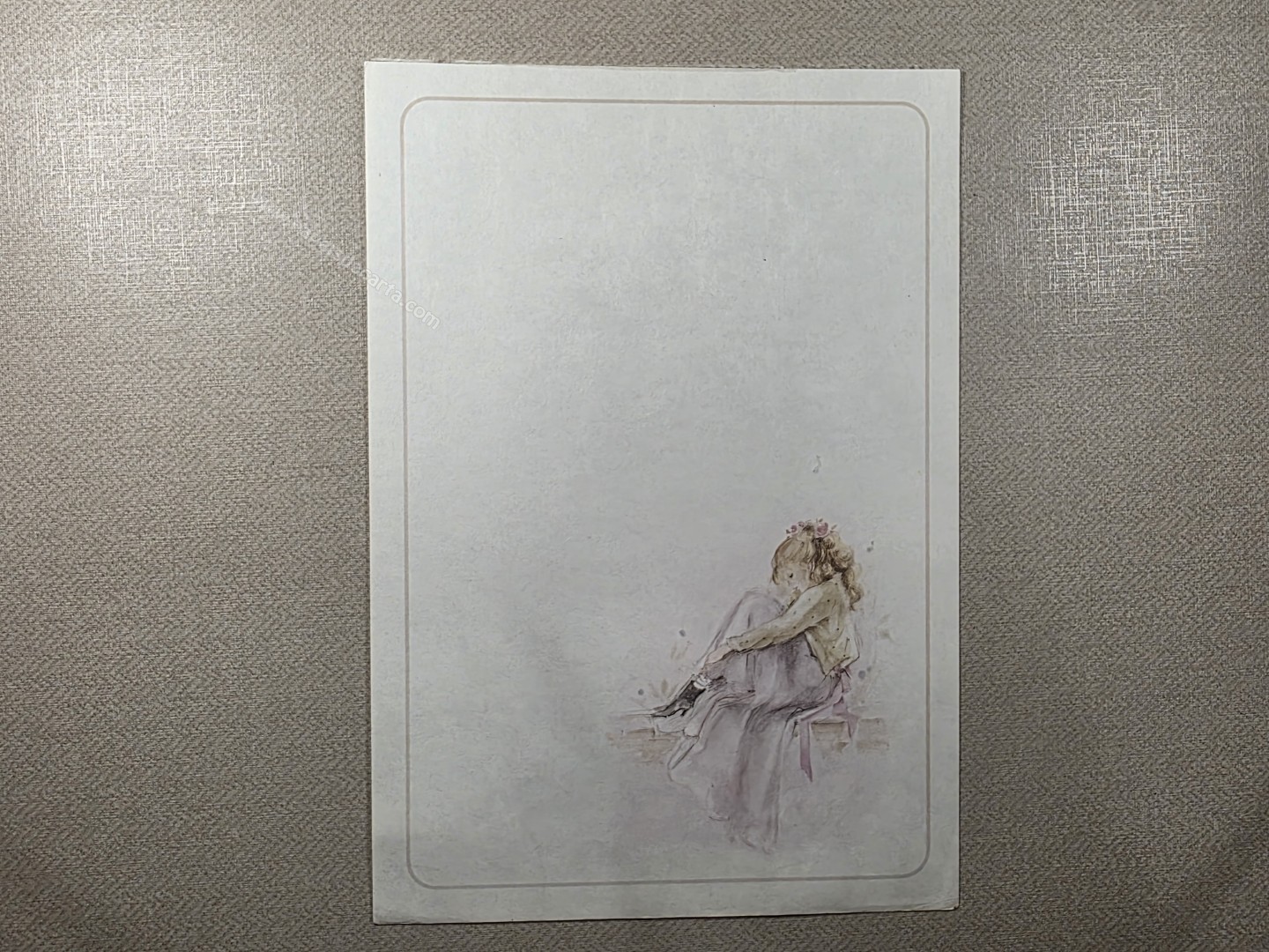 Papel de carta antigo - Coleção Julia - 28