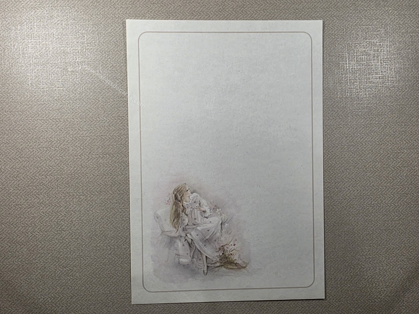 Papel de carta antigo - Coleção Julia - 29