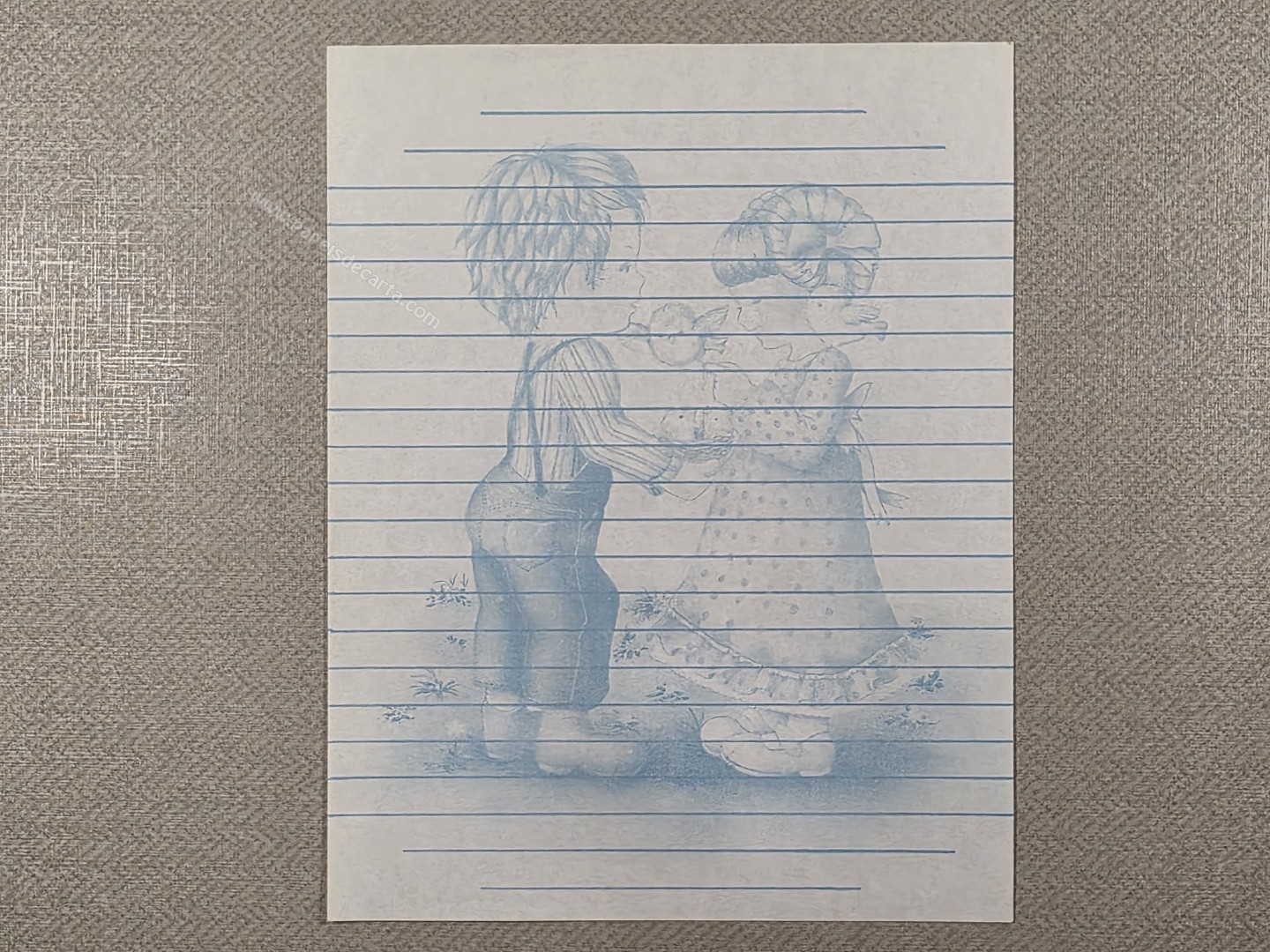 Papel de carta Menininhas - 2616
