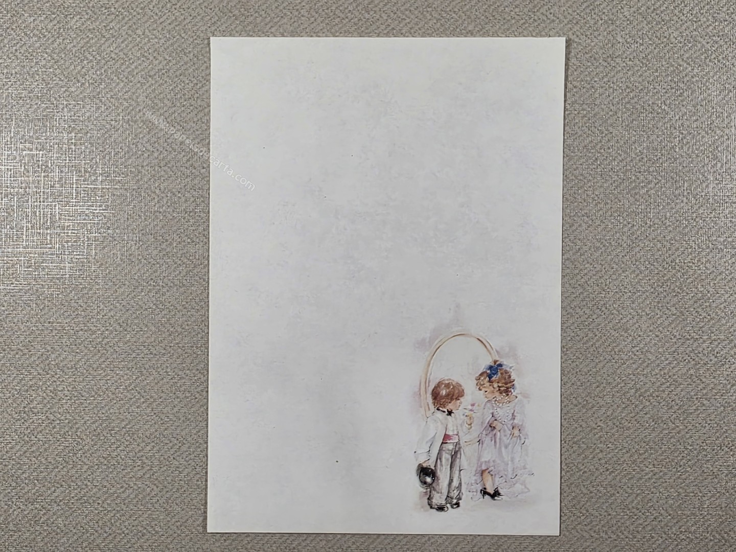 Papel de carta Menininhas - 2617