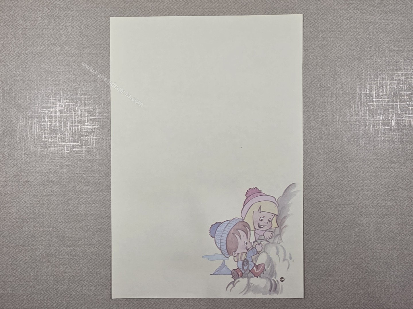 Papel de carta Menininhas - 2729