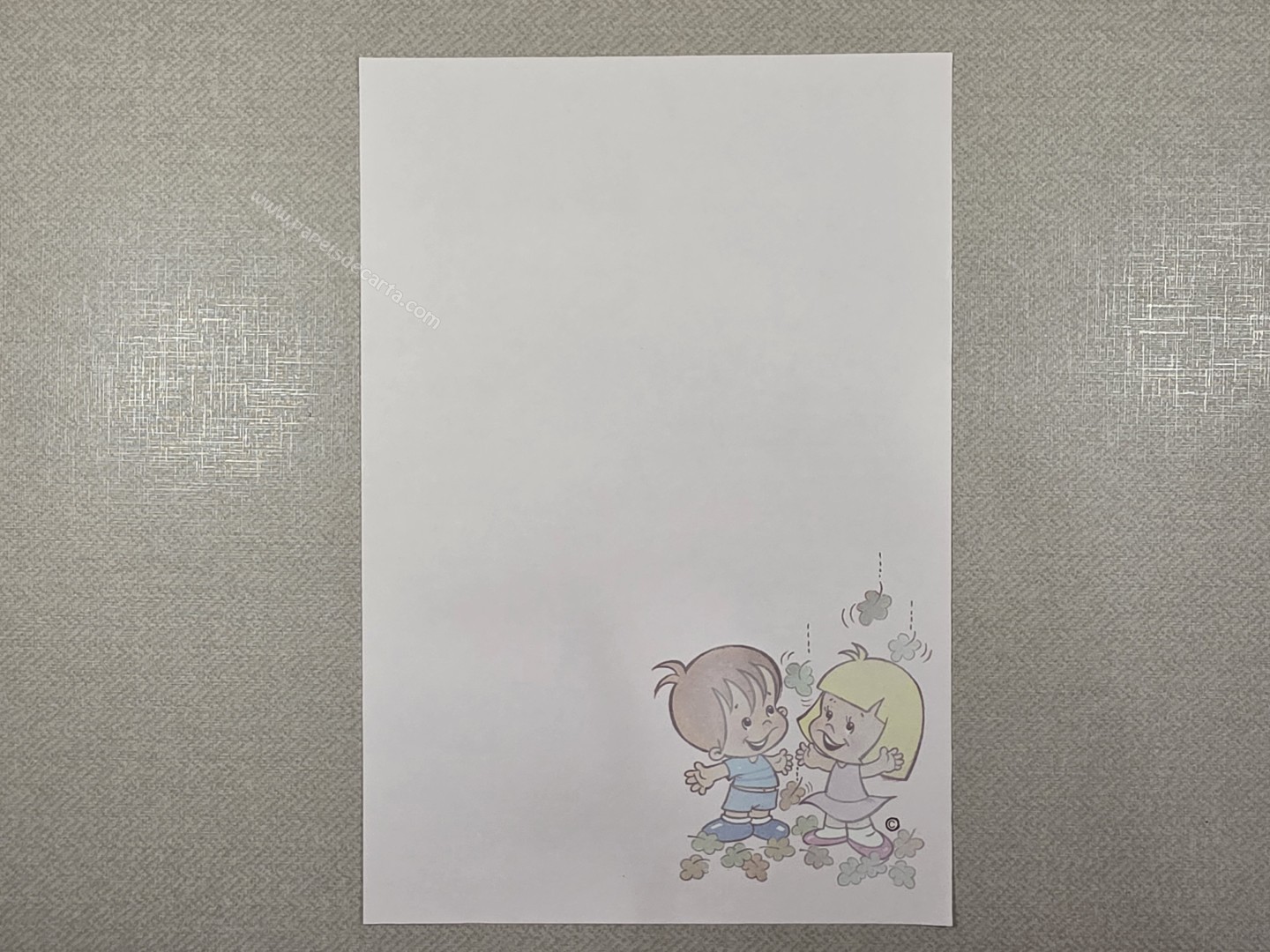 Papel de carta Menininhas - 2731