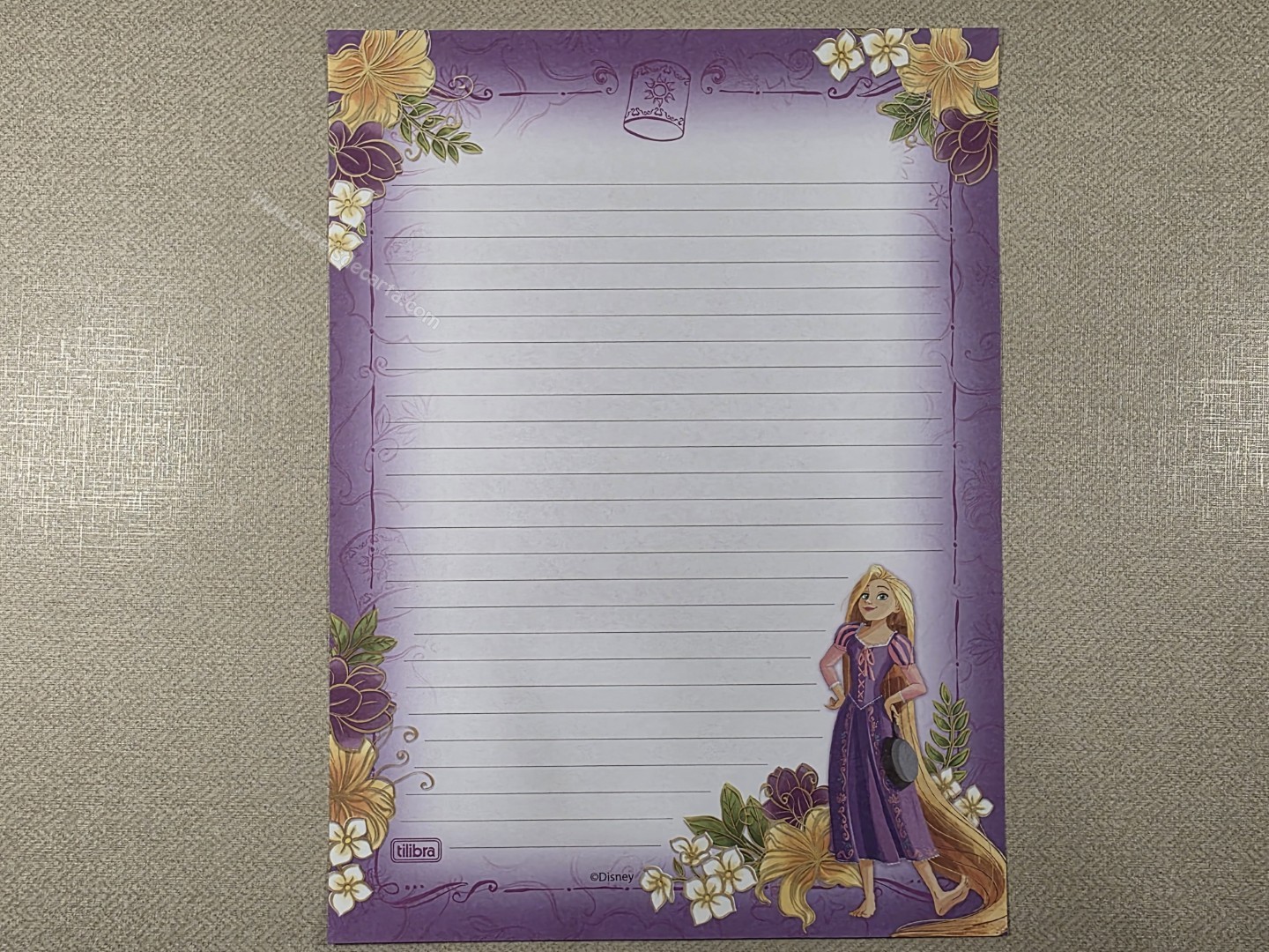 Papel de carta Disney Princess - 47