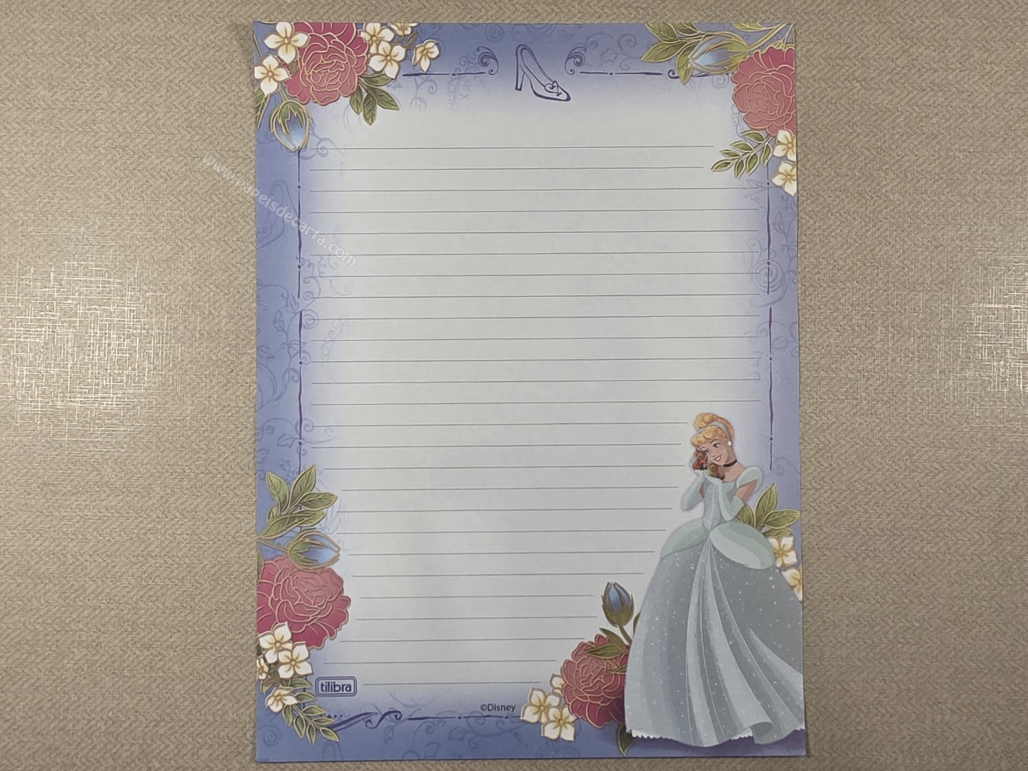 Papel de carta Disney Princess - 48