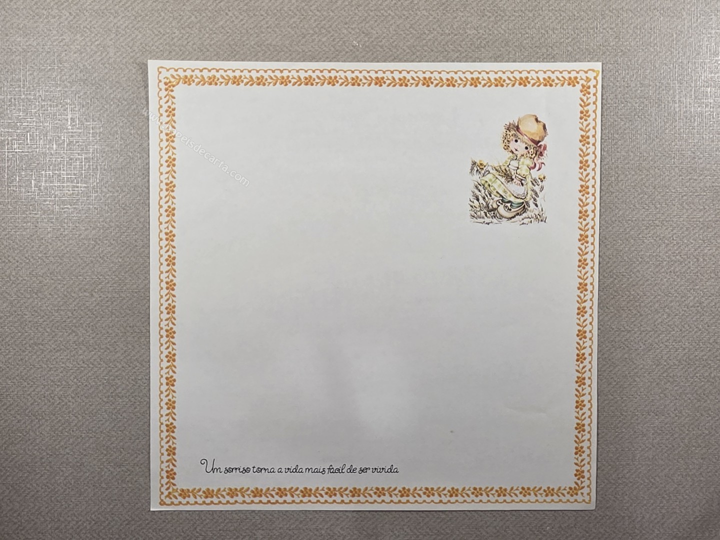 Papel de carta - Coleção GISELE - 01