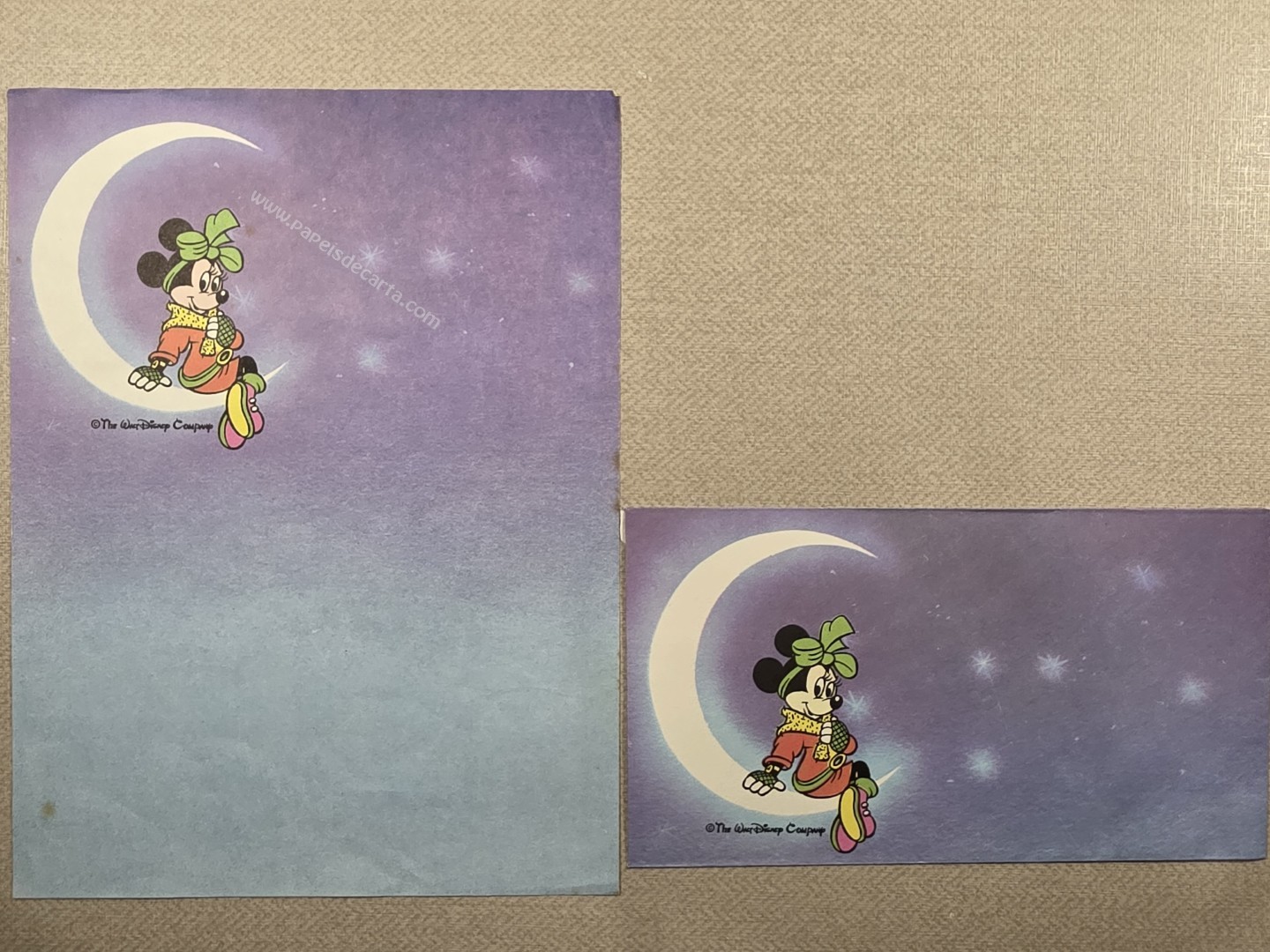 Papel de carta da Minnie