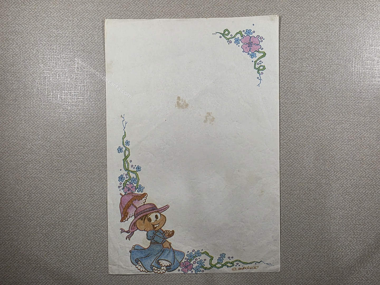 Papel de carta antigo da Turma da Mônica 20