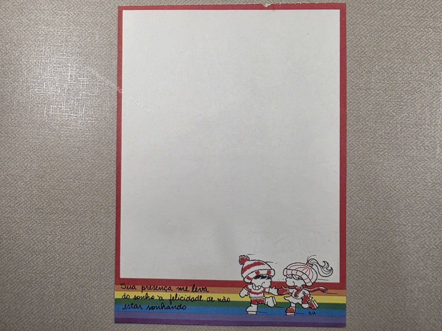 Papel de carta antigo - Coleção Bia - 53