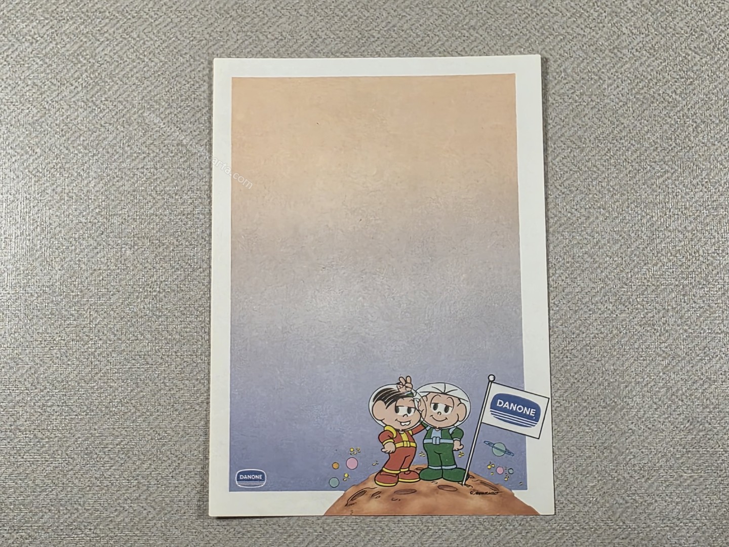 Papel de carta antigo da Turma da Mônica 87