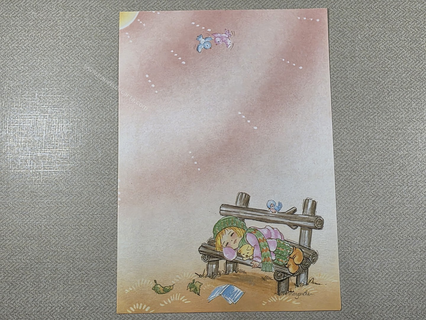 Papel de carta antigo - Coleção Margarethe