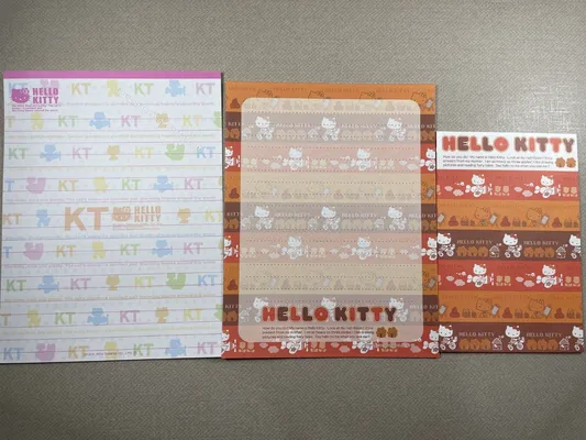 Conjunto de papel de carta da Hello Kitty 668