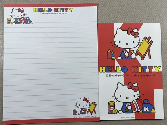 Conjunto de papel de carta da Hello Kitty 670