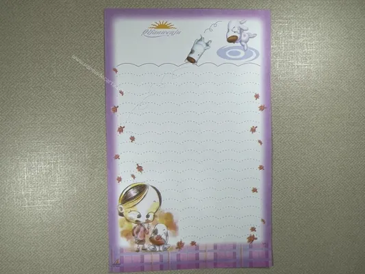 Papel de carta - Coleção Qifanwenju - 01