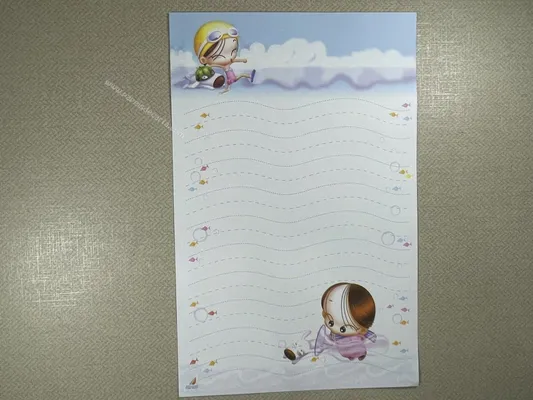 Papel de carta - Coleção Qifanwenju - 09