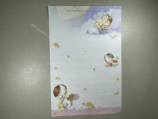 Papel de carta - Coleção Qifanwenju - 12