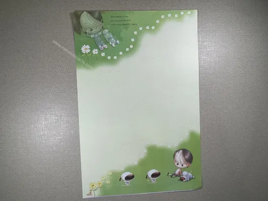 Papel de carta - Coleção Qifanwenju - 13