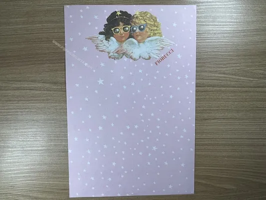 Papel de carta anjos - 01