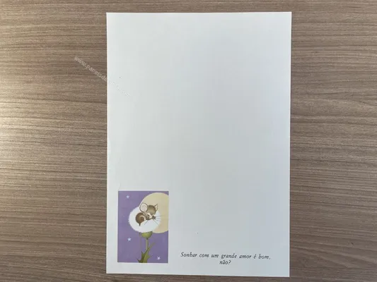 Papel de carta antigo - Bichinhos - 2802