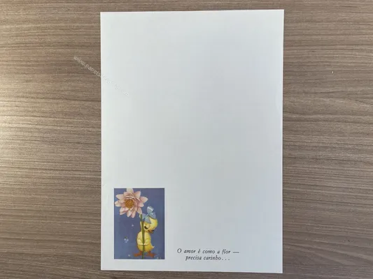 Papel de carta antigo - Bichinhos - 2805