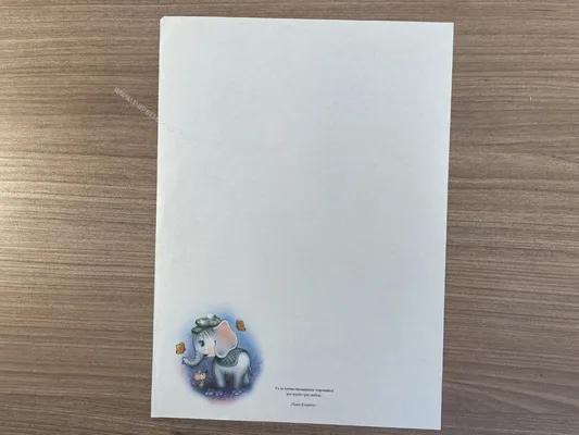 Papel de carta antigo - Bichinhos - 2806