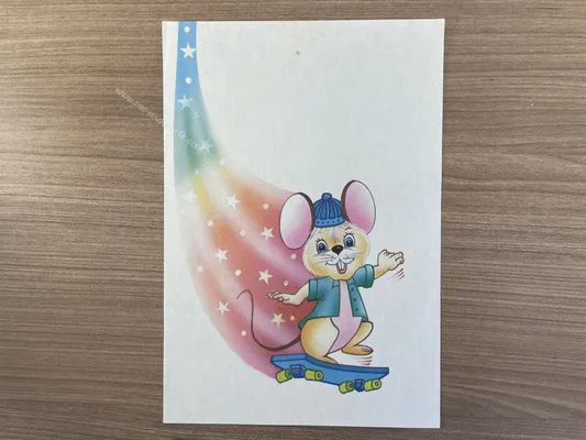 Papel de carta antigo - Bichinhos - 2813