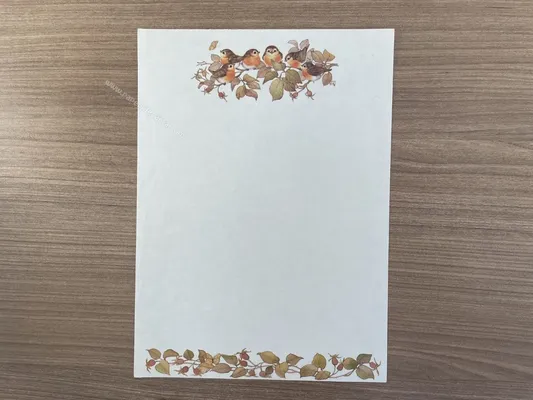 Papel de carta antigo - Bichinhos - 2816
