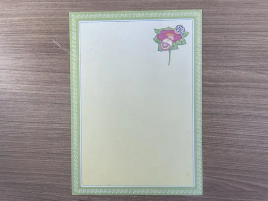 Papel de carta antigo - Bichinhos - 2821