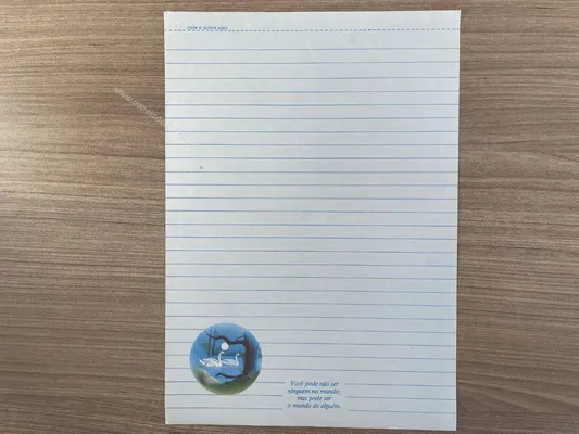 Papel de carta antigo - Bichinhos - 2843