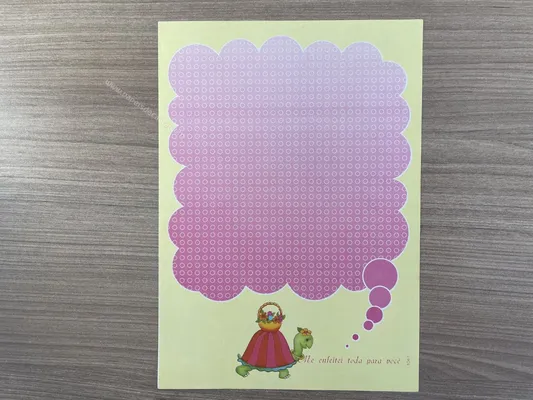 Papel de carta antigo - Bichinhos - 2851