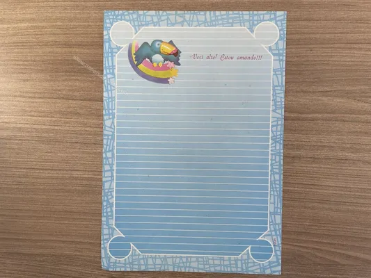 Papel de carta antigo - Bichinhos - 2852