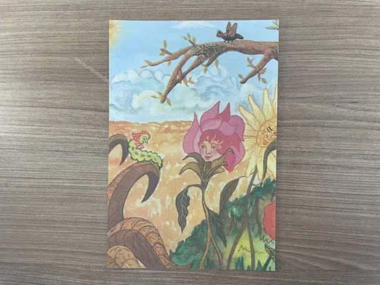 Papel de carta antigo - Bichinhos - 2866