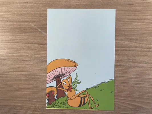 Papel de carta antigo - Bichinhos - 2867