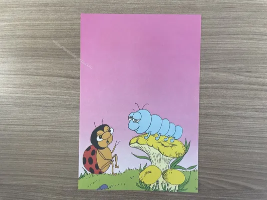 Papel de carta antigo - Bichinhos - 2868