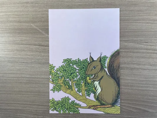 Papel de carta antigo - Bichinhos - 2876