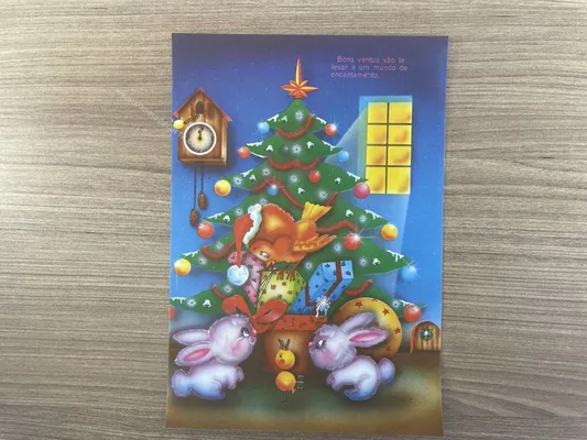Papel de carta antigo - Bichinhos - 2887