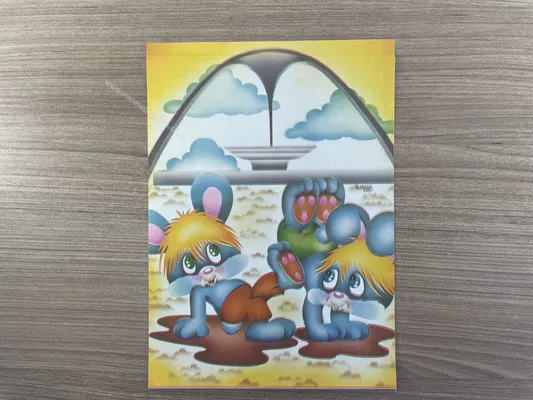 Papel de carta antigo - Bichinhos - 2888