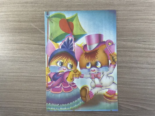 Papel de carta antigo - Bichinhos - 2889