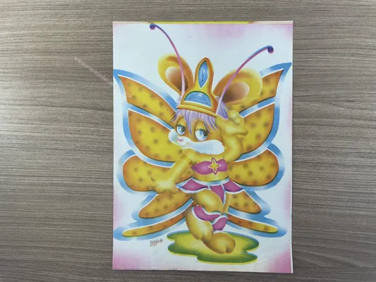 Papel de carta antigo - Bichinhos - 2890