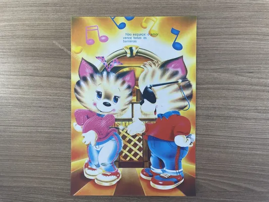 Papel de carta antigo - Bichinhos - 2895