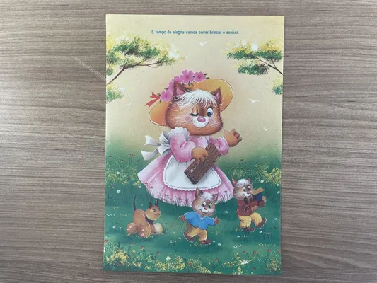 Papel de carta antigo - Bichinhos - 2902