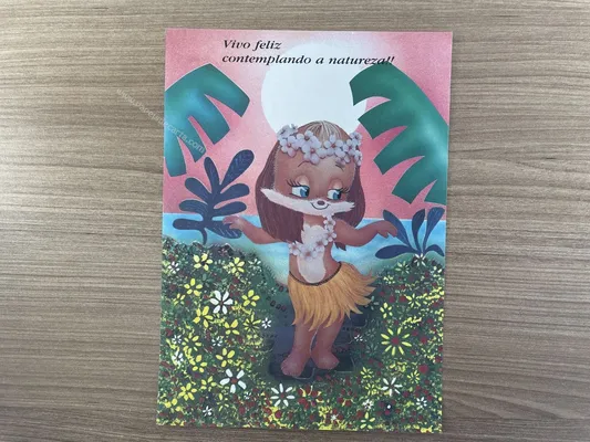 Papel de carta antigo - Bichinhos - 2905