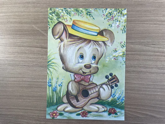 Papel de carta antigo - Bichinhos - 2910